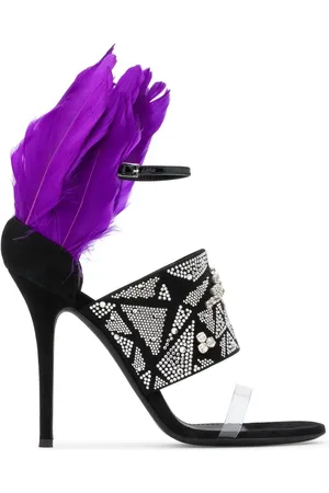 Giuseppe Zanotti Talia feather-detail sandals