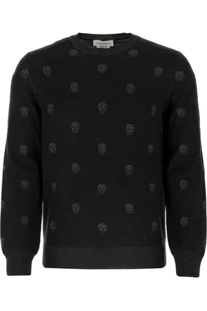 Alexander McQueen Skull-motif wool sweater
