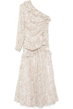 Needle & Thread Ophelia Ditsy one-shoulder dress