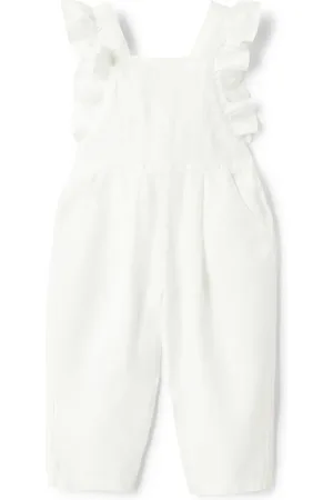 Il gufo Linen dungarees