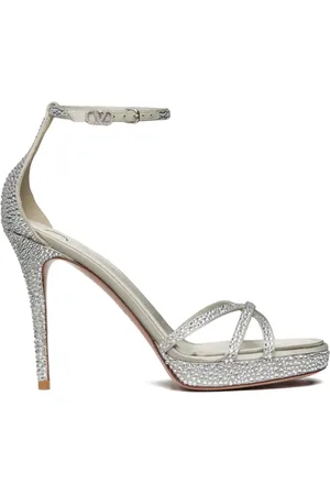 VALENTINO GARAVANI 105mm Logo-buckle sandals