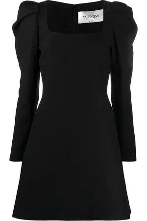 VALENTINO GARAVANI Puff-sleeve cocktail dress