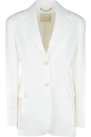 ERMANNO SCERVINO Floral-appliqué blazer