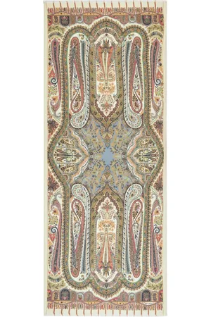 Etro Paisley-print cashmere-silk blend scarf