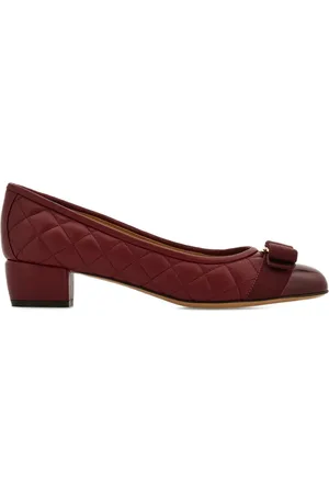 Salvatore Ferragamo 30mm quilted Vara pumps