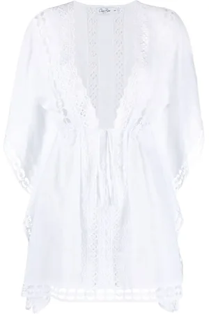 CHARO RUIZ IBIZA Embroidered draped tunic