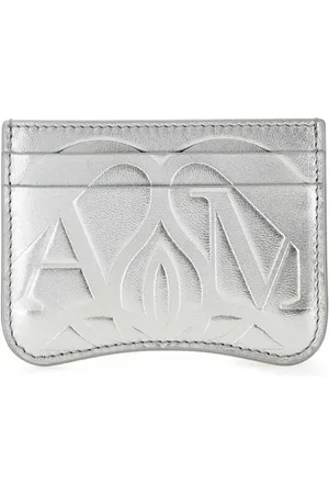 Alexander McQueen The Seal leather card holder
