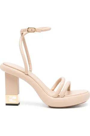 Fendi 90mm logo-heel sandals