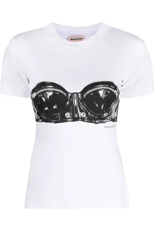 Alexander McQueen Bra-print T-shirt