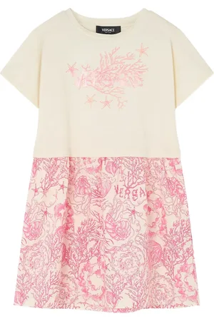 VERSACE Underwater Barocco T-shirt dress