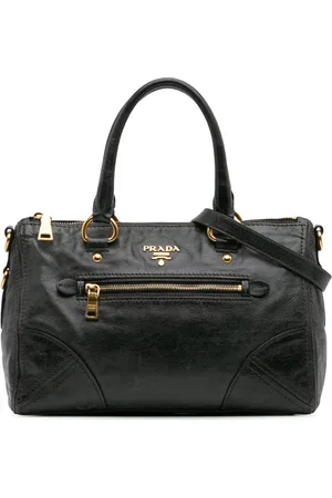 Prada 2000-2024 Vitello Shine Zip Top satchel