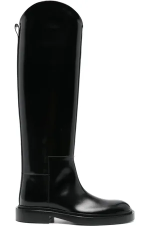 Jil Sander Leather knee-high boots
