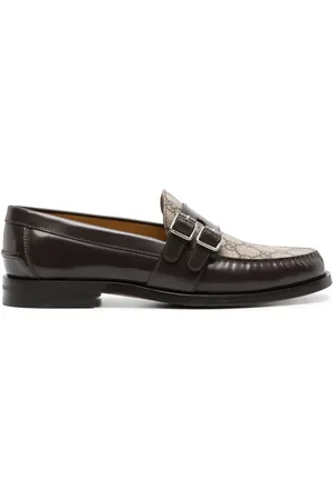 Gucci GG Supreme leather loafers
