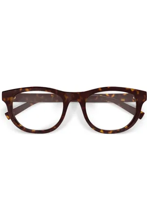 Gucci Web-detail glasses