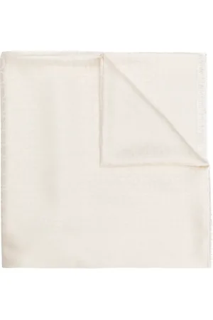 Salvatore Ferragamo Jacquard Gancini shawl