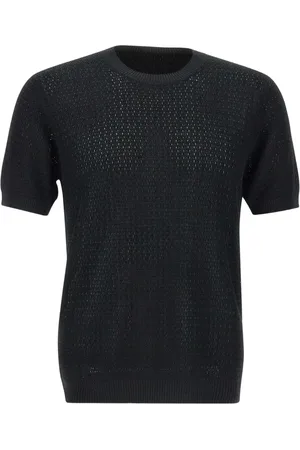KANGRA CASHMERE Open-knit T-shirt