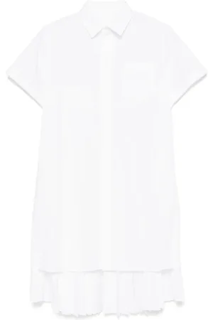 SACAI Pleated shirt dress