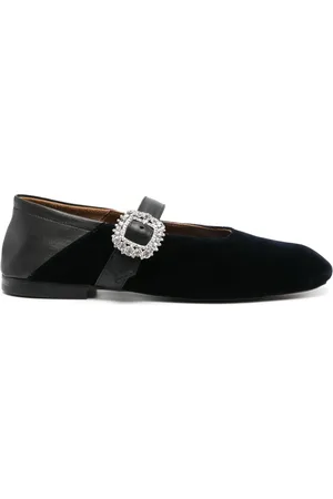 WALES BONNER Velvet ballet flats