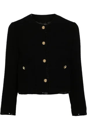 Miu Miu Sequin-embellished tweed jacket