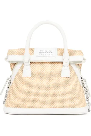 Maison Margiela 5AC Classique straw mini bag