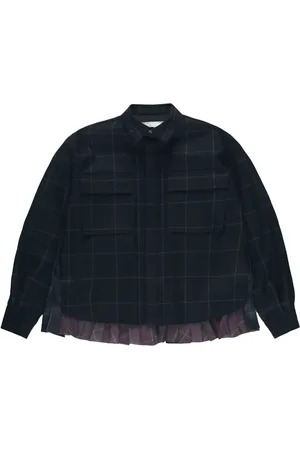 SACAI Windowpane shirt