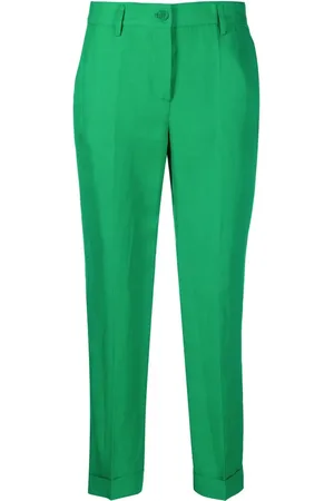 P.A.R.O.S.H. Pressed-crease cropped trousers