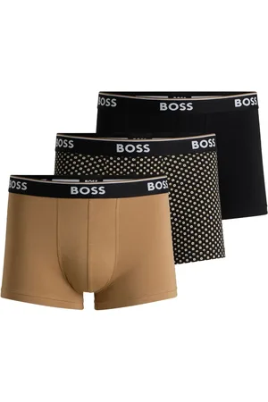 HUGO BOSS Logo-waistband boxers (pack of three)