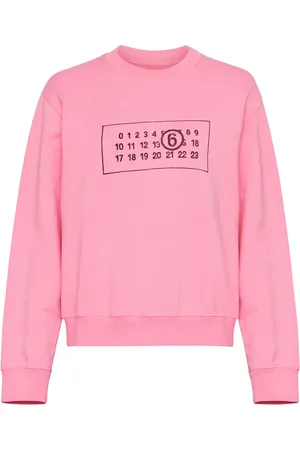 Maison Margiela Numbers-motif cotton sweatshirt