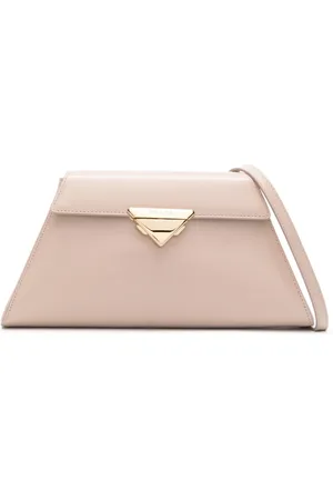 Prada Triangle-logo leather shoulder bag