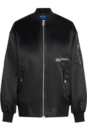 Karl Lagerfeld Satin-finish bomber jacket