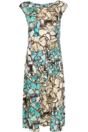 Lygia & Nanny Geode print midi dress