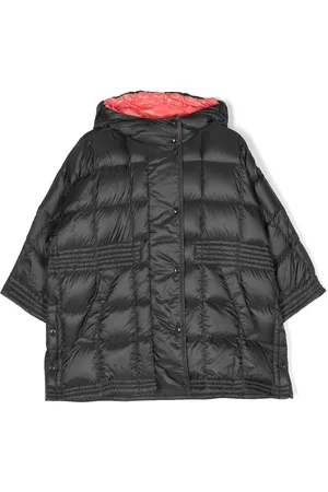 Moncler Quilted logo-patch coat