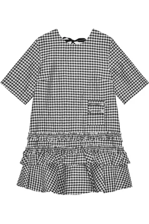 Ganni Gingham-print dress