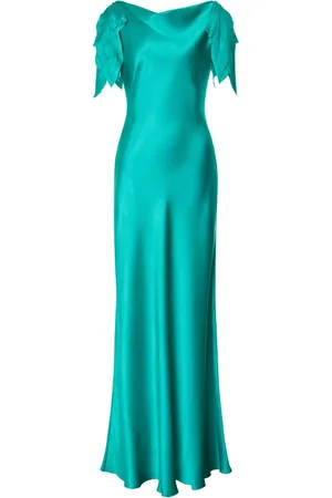 Alberta Ferretti Satin maxi dress