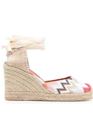 Missoni 90mm chevron-print espadrilles