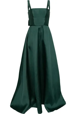 Amsale Square-neck gown