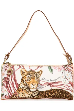 Salvatore Ferragamo 2010-2024 Printed Nylon Gancini handbag