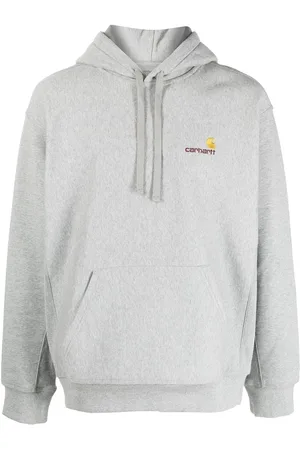 Carhartt Embroidered-logo cotton hoodie