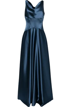 Amsale Corset dropped waist gown