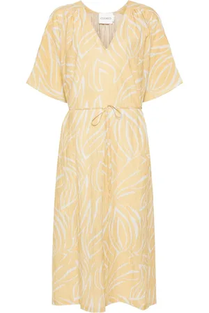 Closed Floral V-neck maxi dress
