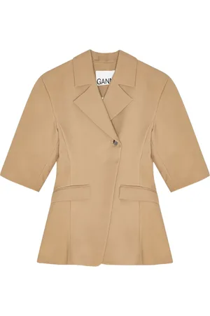 Ganni Short-sleeved blazer