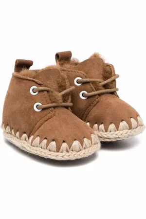 Mou Lace-up suede boots
