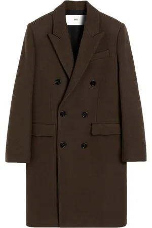 Ami Double breasted wool coat