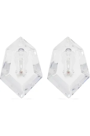 MONIES Transparent-design earrings