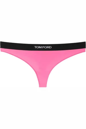 Tom Ford Embroidered-logo thong