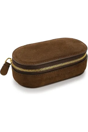Monica Vinader Mini oval suede jewellery box