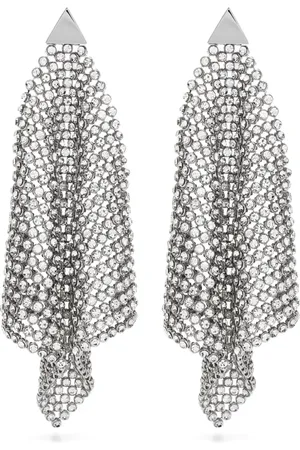 Paco rabanne Crystal-embellished drop earrings