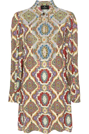 Etro Graphic-print cady shirtdress
