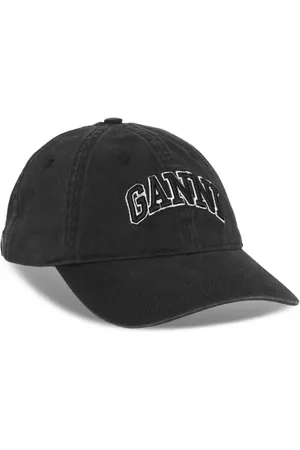 Ganni Logo-embroidered cap