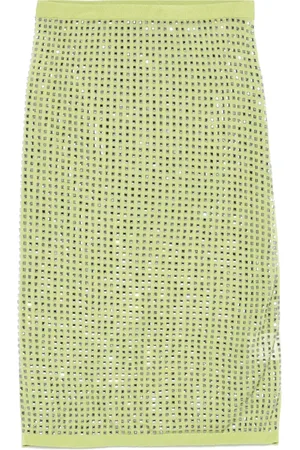 CHRISTOPHER ESBER Crystal-embellished midi skirt